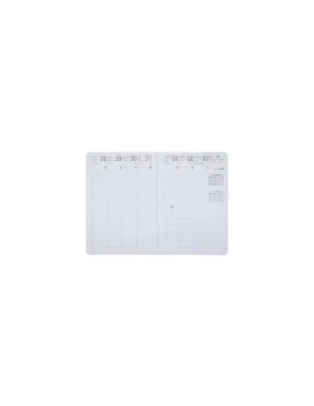 Agenda Flex 25 Gris Janvier à Decembre 2022 - Semainier - 23,50cm x 16cm
