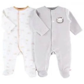 Set de 2 pyjamas velours (18m) - Babou & Kendi