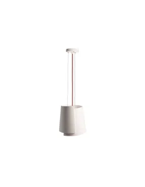Suspension Led gypse blanc 28 cm - Deko-Light - Twister II